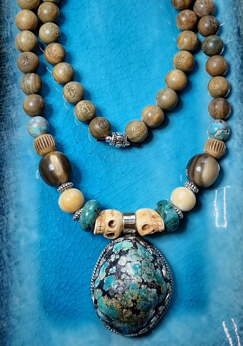 Rare African Turquoise Rosary