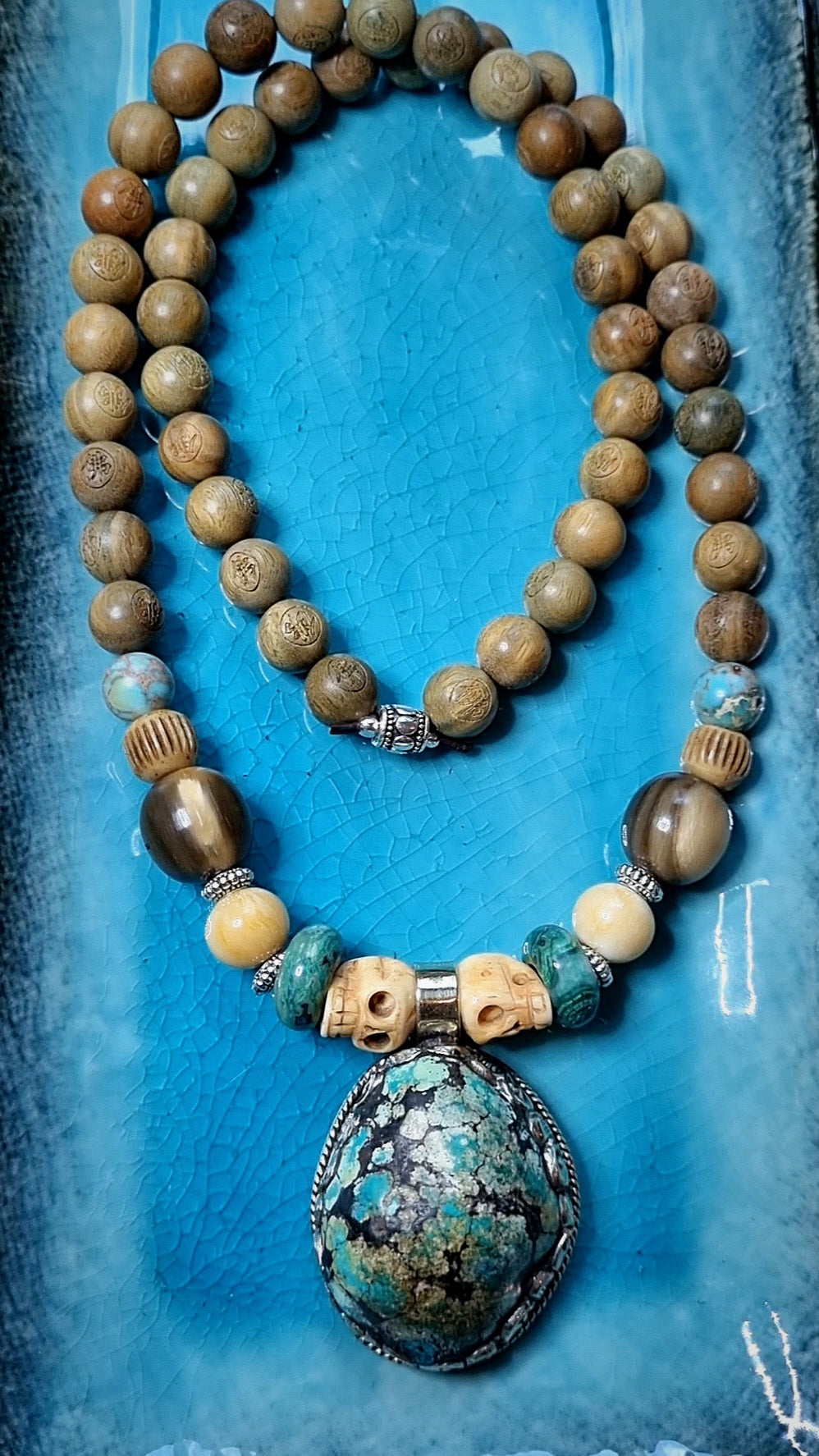 Rare African Turquoise Rosary